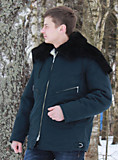 Куртка меховая летная крытая тканью ГОСТ 28503-90
